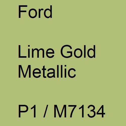 Ford, Lime Gold Metallic, P1 / M7134.